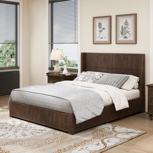 Queen king fluted solid - fluted,